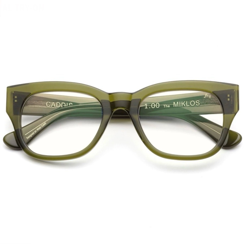 Caddis The Miklos Glasses in Heritage Green -2.5
